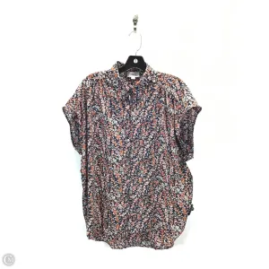Top Sleeveless By Loft In Floral Print, Size: L
