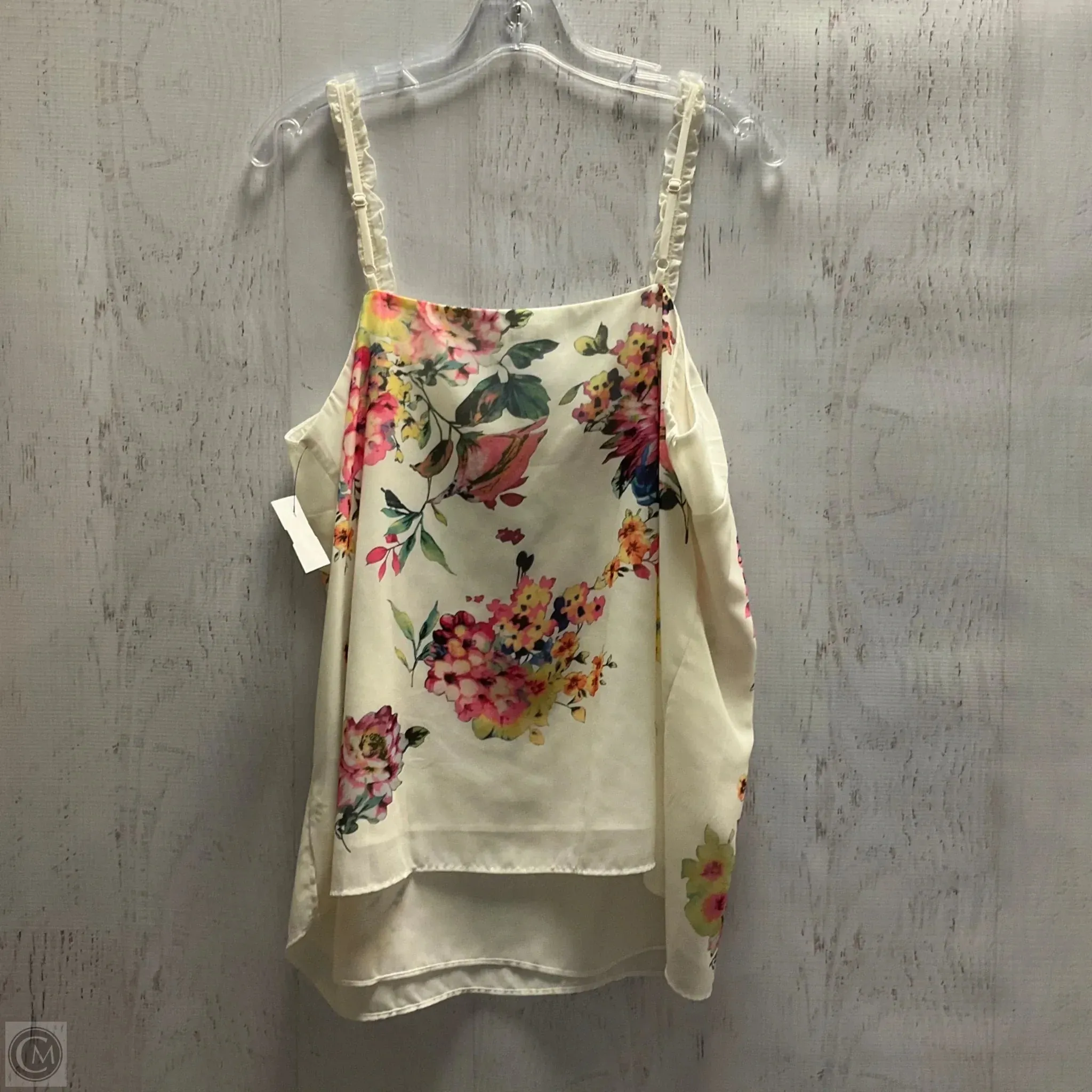Top Sleeveless By Umgee In Floral Print, Size: L