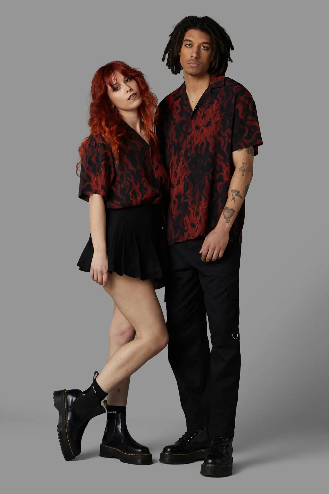 Up In Flames Short Sleeve Shirt