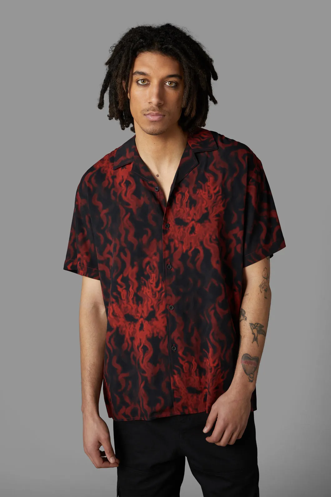 Up In Flames Short Sleeve Shirt