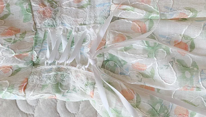 Watercolor Garden Cami Dress (White)