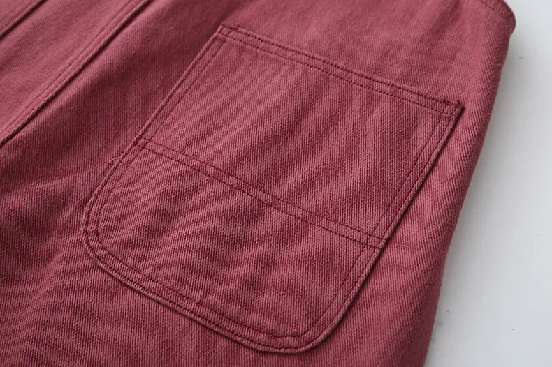 Wildflower Embroidered Overalls (Berry)